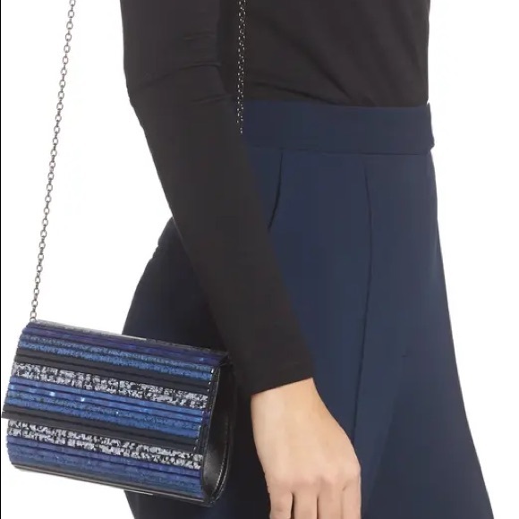 NWT KURT GEIGER LONDON
Stripe Envelope Clutch - Picture 8 of 12